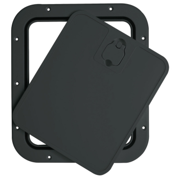 Portello estraibile nero 305 x 355 mm 