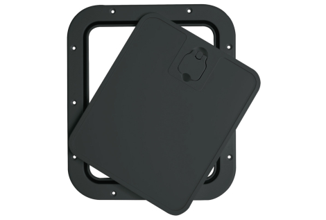 Portello estraibile nero 305 x 355 mm 