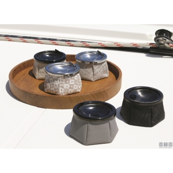 Posacenere mb windproof rattan black 