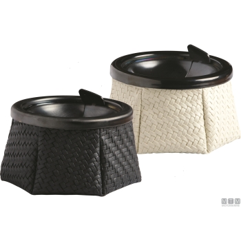 Posacenere mb windproof rattan black 