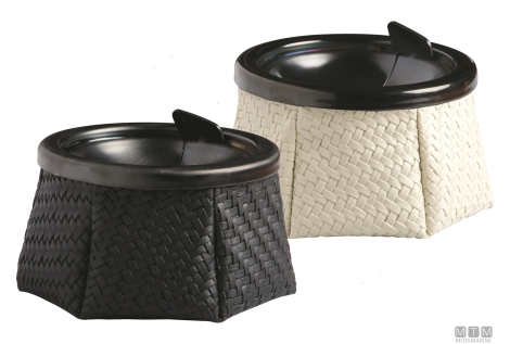 Posacenere mb windproof rattan black 