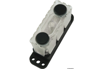 PowerBar Three M10 (3/8) Studs - 600A w-Cover 