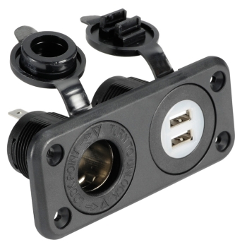 Presa accendisigari + doppia USB 