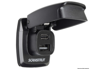 Presa con doppia USB-C stagna SCANSTRUT Flip Pro  