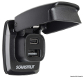 Presa con doppia USB-C stagna SCANSTRUT Flip Pro  
