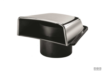 Presa d'aria 150x120mm inox 