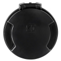 Presa elettrica Cruiser 16 A nera 