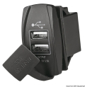 Presa femmina USB-A più USB-C 