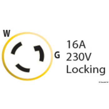 Presa inox Marinco 16 A 