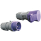 Spina mobile 2p 12/24v 16a ip44
