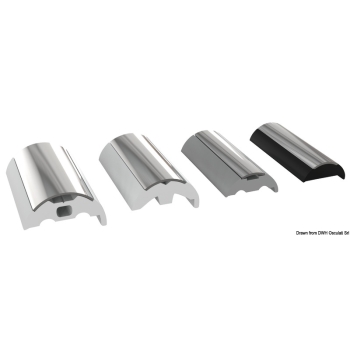 Profilo a “C” inox 20mm foro imbutito 