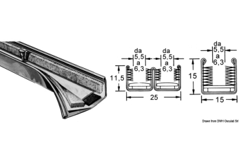 Profilo guida vetri scorrevoli resistente agli agenti atmosferici STAND-PRO-44.751.19