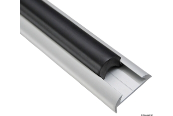 Profilo parabordo alluminio anodizzato 38 x 9 mm (barre da 6 m)