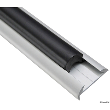 Profilo parabordo alluminio anodizzato 38 x 9 mm (barre da 6 m)