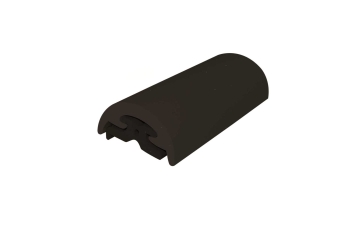 Profilo parabordo rad 30 nero 16m