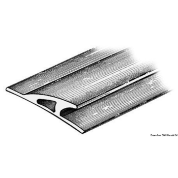 Profilo paracolpi 3x90x23 mm nero 