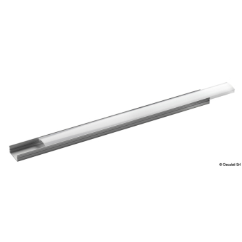 Profilo per strisce LED 1000 mm - 17,3X8,4 mm 
