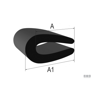 Profilo t-lok e-guard 3mm bianco 15m< 