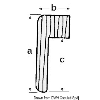 Profilo teak per cornici 71.042.00 