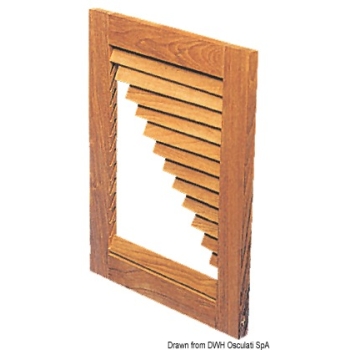 Profilo testata teak 45x22x1210 mm 