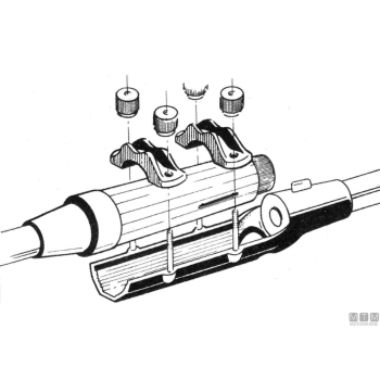 Prolunga telescopica per barra fuoribordo l60/100cm