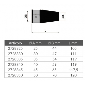 PROPELLER SHAFT Ø MM.25