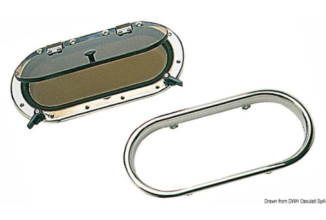 Protezione nera passouomo Lewmar Flush size 60 