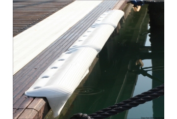 Protezione per pontile 730 mm bianco 