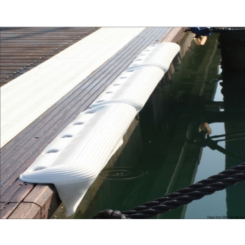 Protezione per pontile 730 mm bianco 