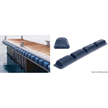 Protezione per pontile 800 mm blu 