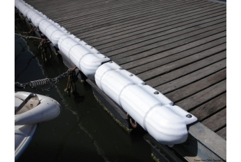 Protezione per pontile 900 mm bianco 