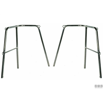 Pulpito di poppa d22mm h60cm inox