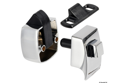 Pulsante in ottone completo di serratura 