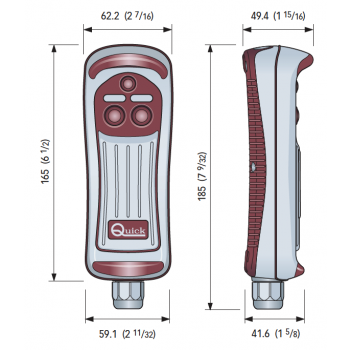 PULSANTIERA STAGNA 2 CANALI