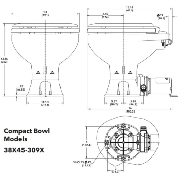 Quiet e2 compact 12v - acqua mare