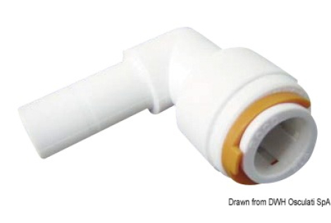 Raccordo a 90° femmina con codulo 