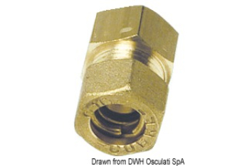 Raccordo dritto femmina 8 mm x 1/4" 
