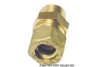 Raccordo dritto maschio 10 mm x 1/4" 