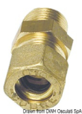 Raccordo dritto maschio 12 mm x 3/8" 