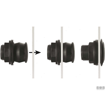 Raccordo fast serbatoi acqua 1"1/4 pp