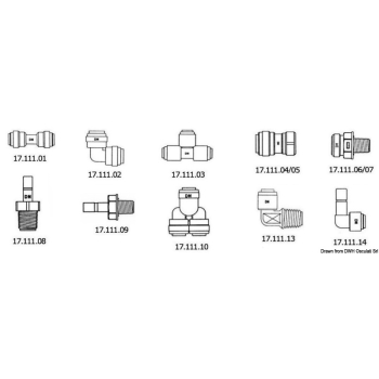 Raccordo femmina/femmina 3/8" 