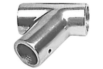 Raccordo lega leggera T 60° 30 mm 