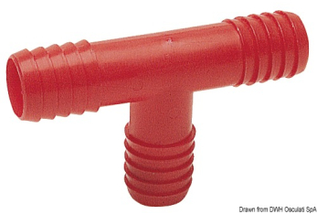 Raccordo nylon a T mm 18 