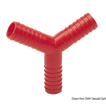 Raccordo nylon a Y mm  8 