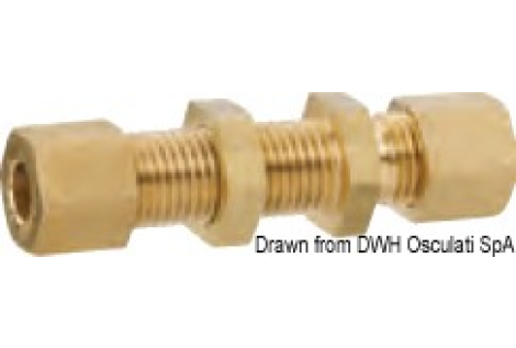 Raccordo passaparatia dritto 