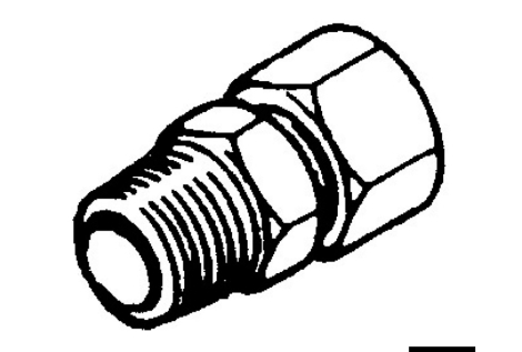 Raccordo per Pompe Ultaflex Diritto 3/8 (SF38) 
