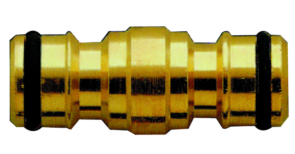 KOTARBAU Set 2 Raccordi Rapidi In Ottone 3/4" (19mm) Per Tubo Da Giardino - 3