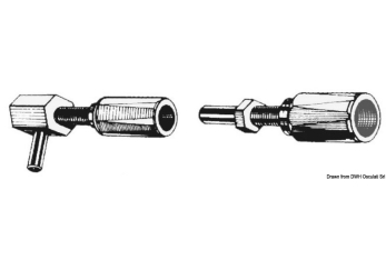 Raccordo per timoneria idraulica 90° 