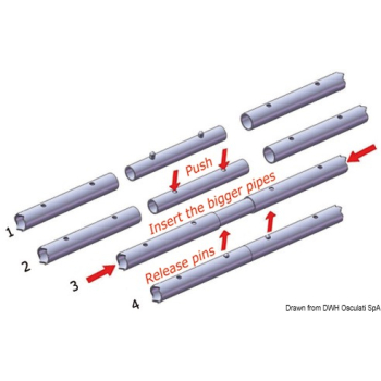 Raccordo per tubo 25 x 1,2 mm 