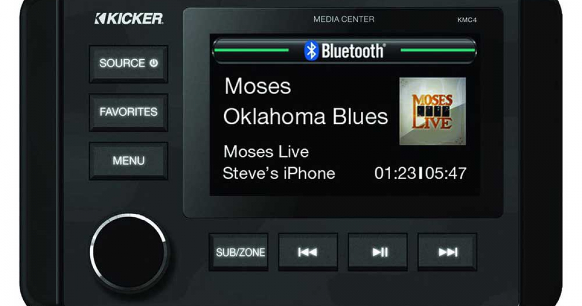 Radio Kicker KA46KMC4 Ricevitore Marino Multimediale KMC4 Radio Stereo Marine KICKER MTO